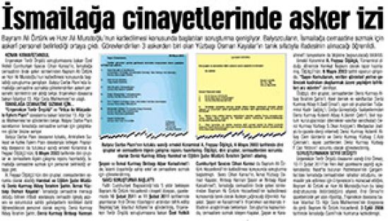 İsmailağa’ya sızmak isteyen Balyoz köstebekleri tescillendi