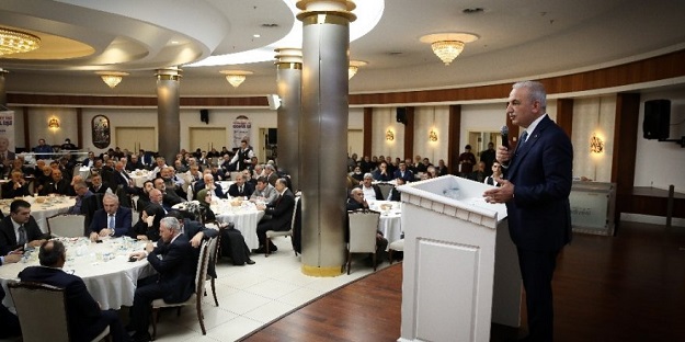 İsmet Yıldırım, eski teşkilat mensupları ile buluştu