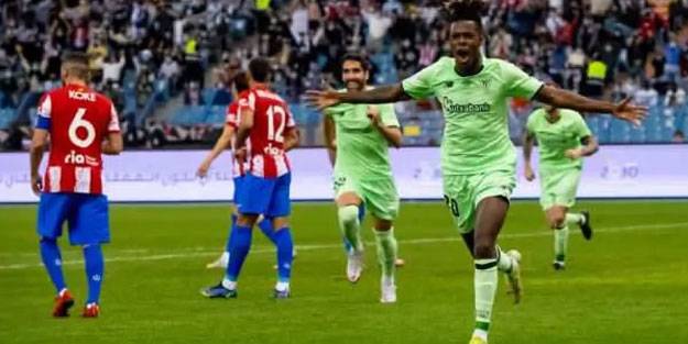 İspanya Süper Kupası'nda Athletic Bilbao finale çıktı