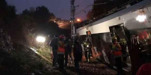 İspanya'da tren kazası! Çok sayıda yaralı var