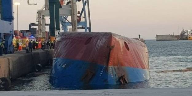 İspanya'da Türk gemisi battı!