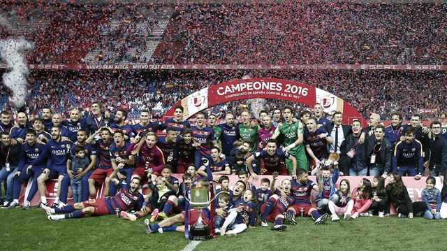 İspanya'nın 'Kralı' Barcelona oldu