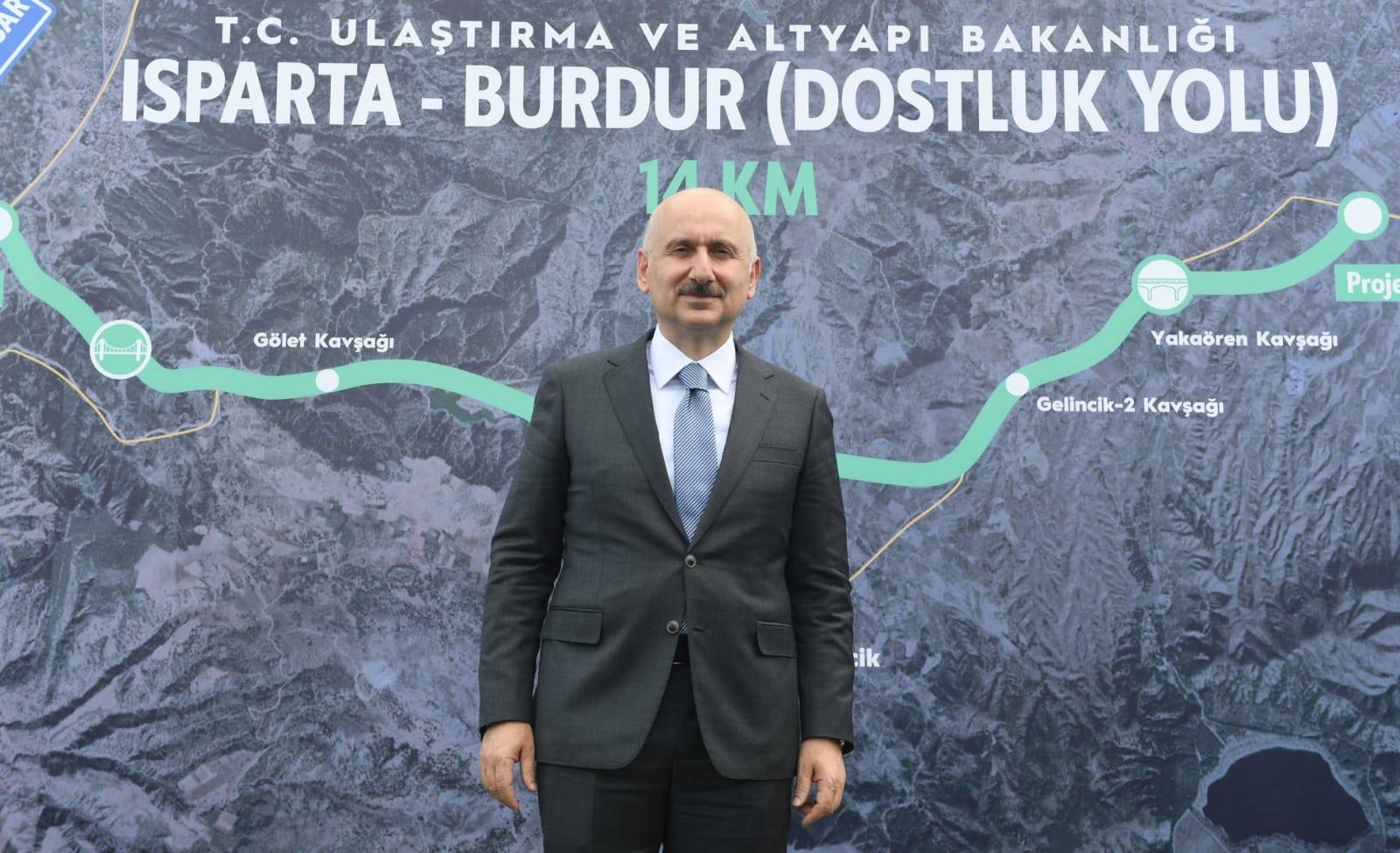 Isparta-Burdur dostluk yolu için müjdeli haber