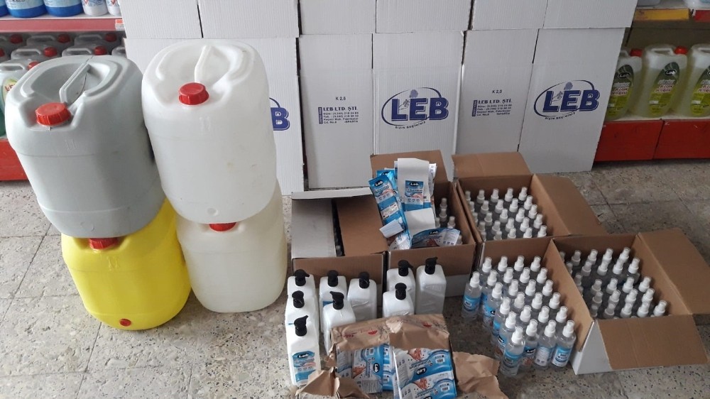 Isparta Emniyetinden kaçak dezenfektan operasyonu 