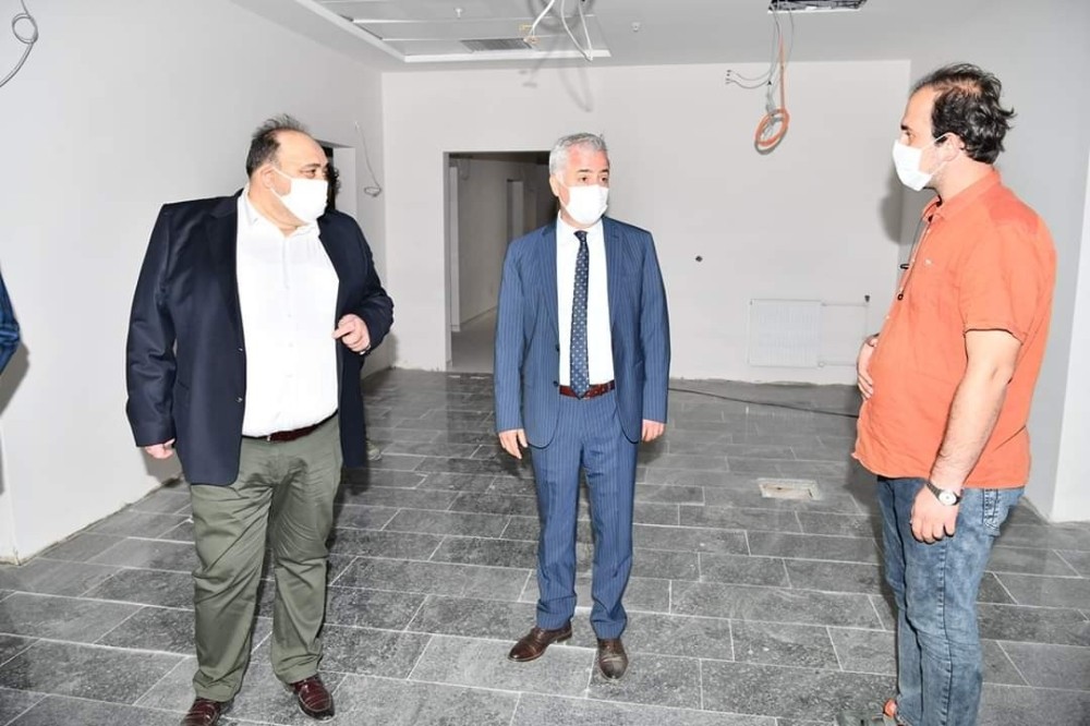 Isparta Valisi, devam eden yatırımları inceledi 