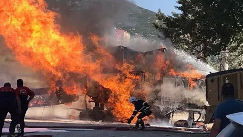 Isparta’da doğalgaz patlaması