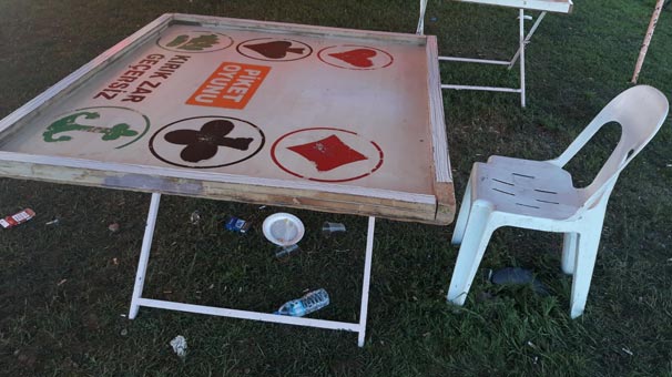 Isparta'da şenliği fırsat bilen kumarcılara suçüstü