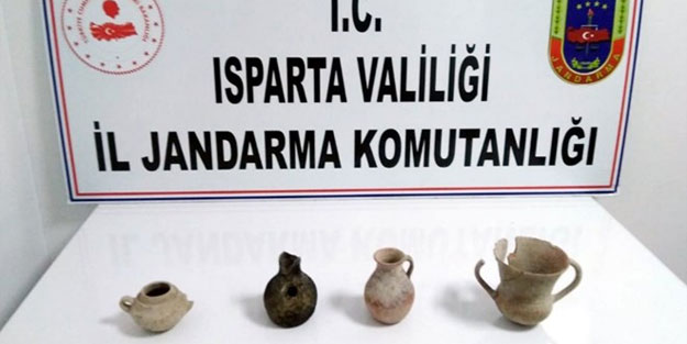 Isparta'da tarihi eser operasyonu