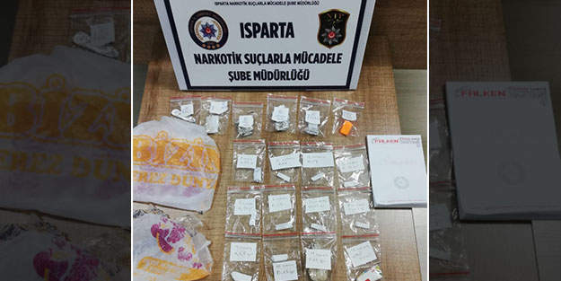 Isparta'da uyuşturucu operasonu: 2 tutuklama