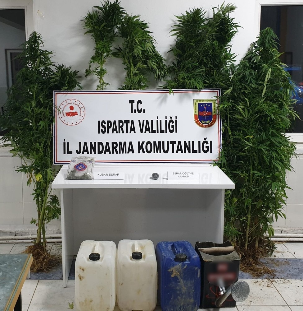 Isparta’da zehir operasyonu: 2 tutuklama 