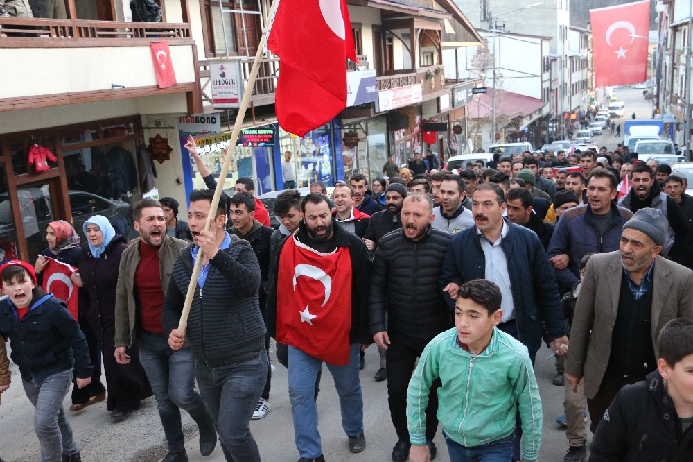 İspirliler Bahar Kalkanı Harekatı’na destek için yürüdü 