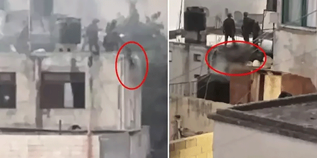 İsrail askerlerinden görülmemiş şerefsizlik