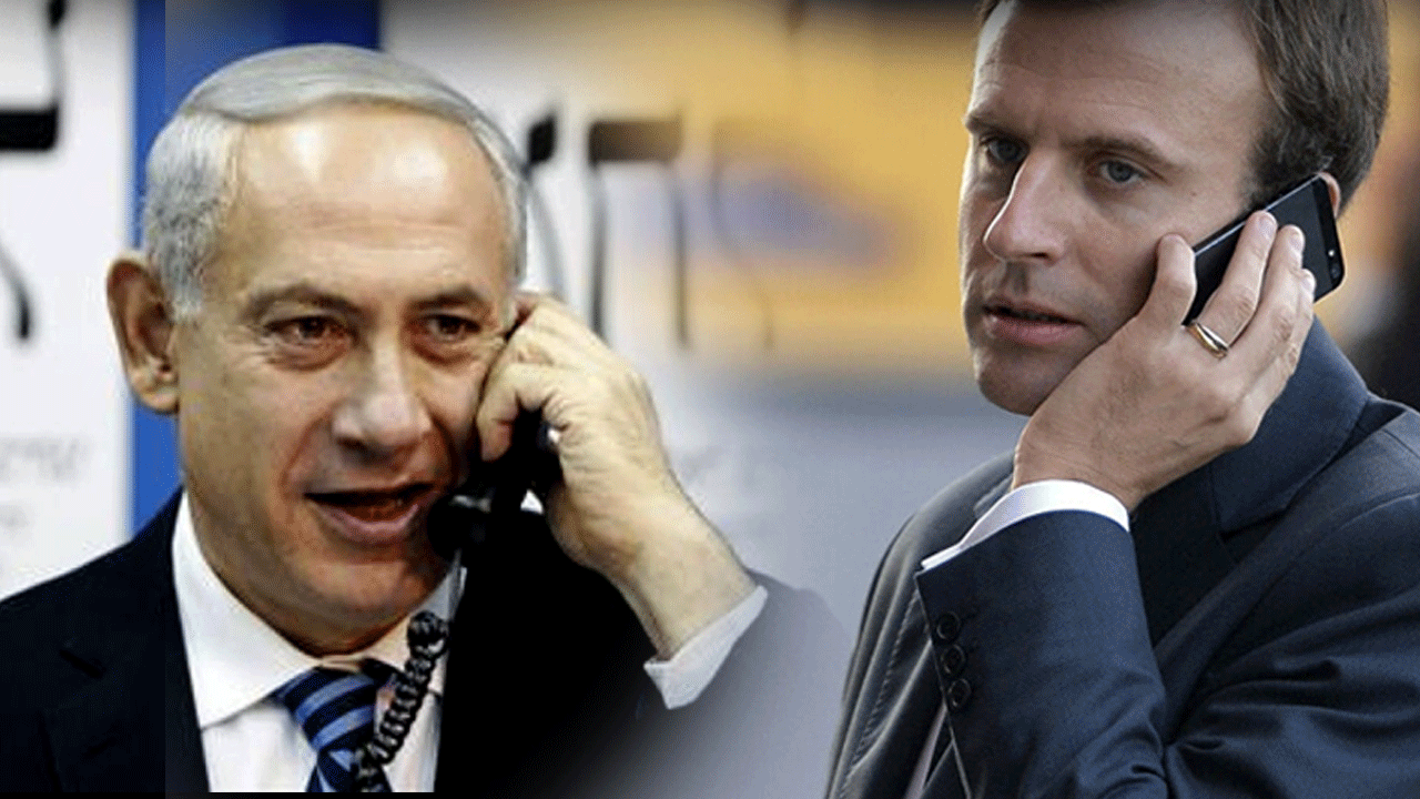 İsrail Başbakanı Netanyahu Fransa Cumhurbaşkanı Macron'u aradı! Ne olur beni tutuklamayın