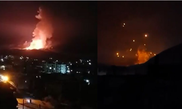 İsrail dün gece yarısı Suriye'ye saldırdı