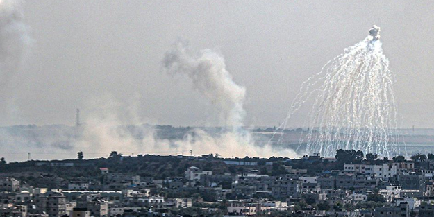 İsrail fosfor bombalarıyla günlük olarak çocuk, kadın ve yaşlı demeden saldırılara devam ediyor! Şehit sayısı artıyor