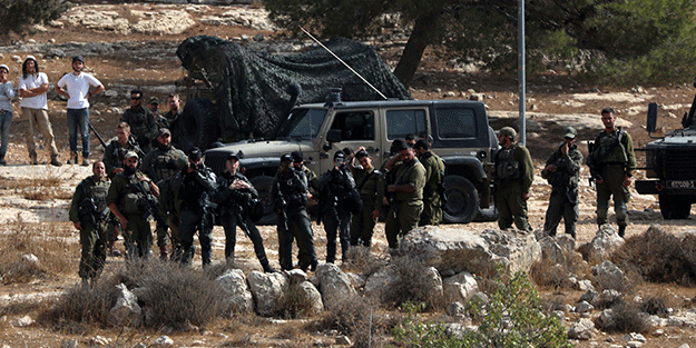 İsrail güçleri, Filistinlilere müdahale etti