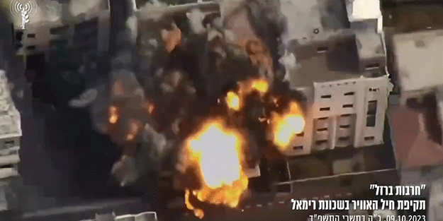 İsrail Hava Kuvvetleri, gece boyunca 200’den fazla saldırı düzenledi