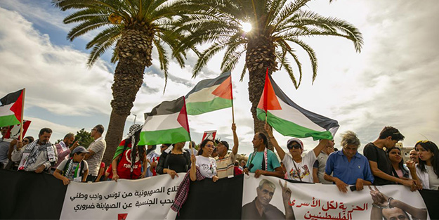 "İsrail ile normalleşme suç sayılsın" gösterisi!