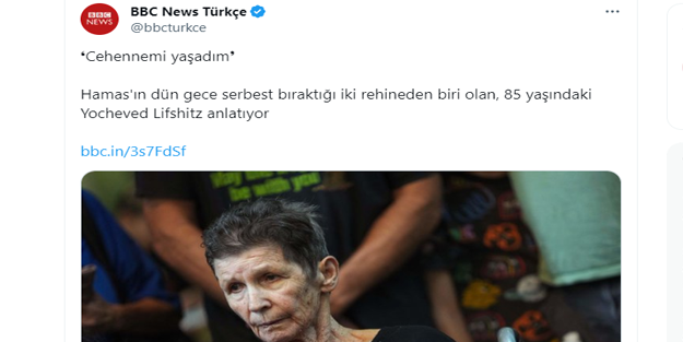 İsrail kemik atıyor BBC havadayken kapıyor! Zavallı Avrupa Medyası...