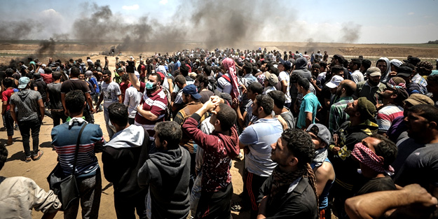 İsrail konsolosluğu önünde Gazze tepkisi! Binler Levent’te toplanacak