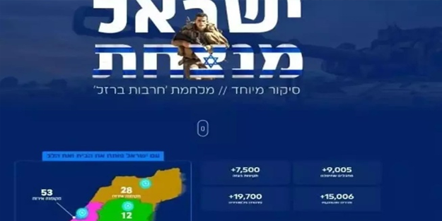 İsrail medyası soykırımı "sayaç" olarak gösterdi!