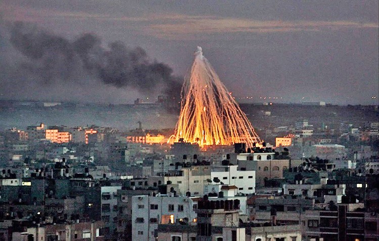 İsrail ordusu yine "fosfor bombası" kullandı