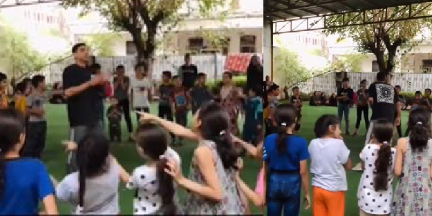 İsrail saldırısıyla cesetleri parçalara ayrılan çocukların hastanede bir gün önceki etkinlik görüntüleri kahretti!