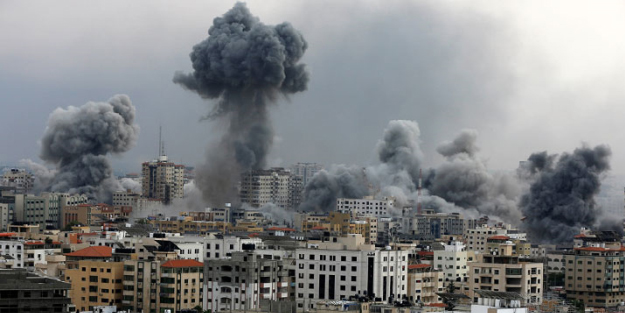İsrail Savaş Uçakları bombaladı! Son dakika: Gazze İslam Üniversitesi'ne bombalı saldırılar devam ediyor