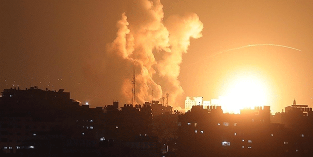 İsrail savaş uçakları, Gazze'ye hava saldırısı düzenledi