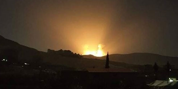 İsrail Suriye'yi vurdu