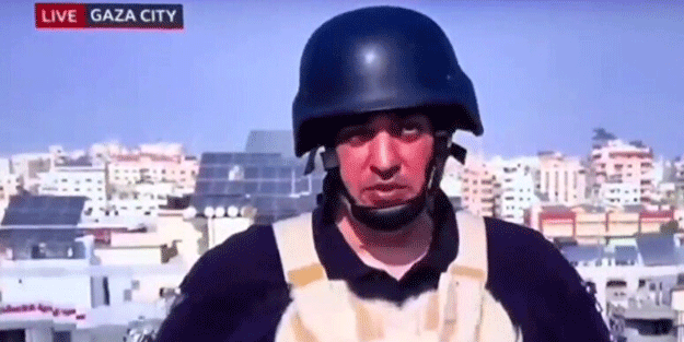 İsrail yalaması BBC, fosfor bombasını duyunca yayını kesti!