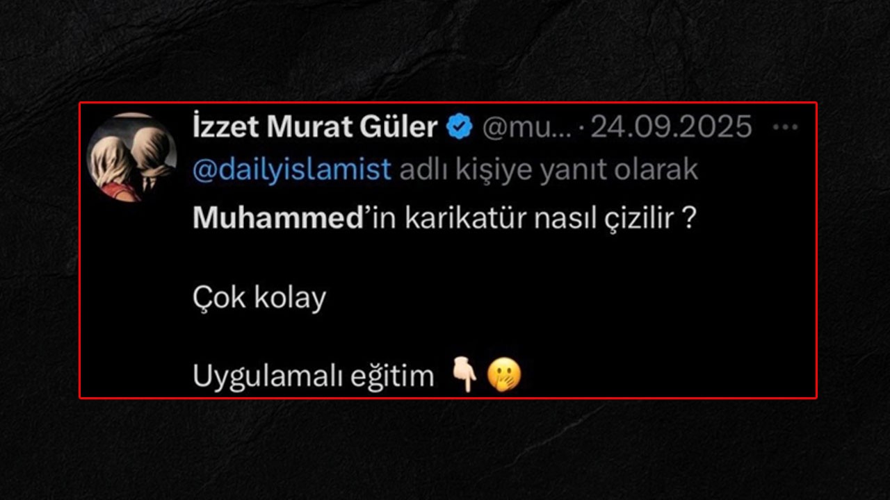 İsrail yanlısı laikçi yobazdan büyük provokasyon