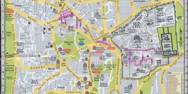 İsrail'den skandal kudüs haritası