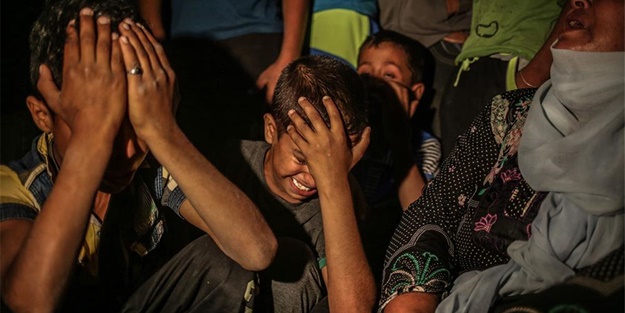 İsrail yine çocukları ağlattı!