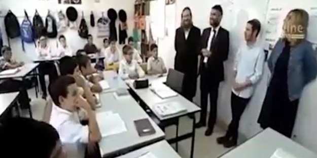 İsrail'de ilkokul öğrencilerinin dehşete düşüren videosu yeniden viral oldu!