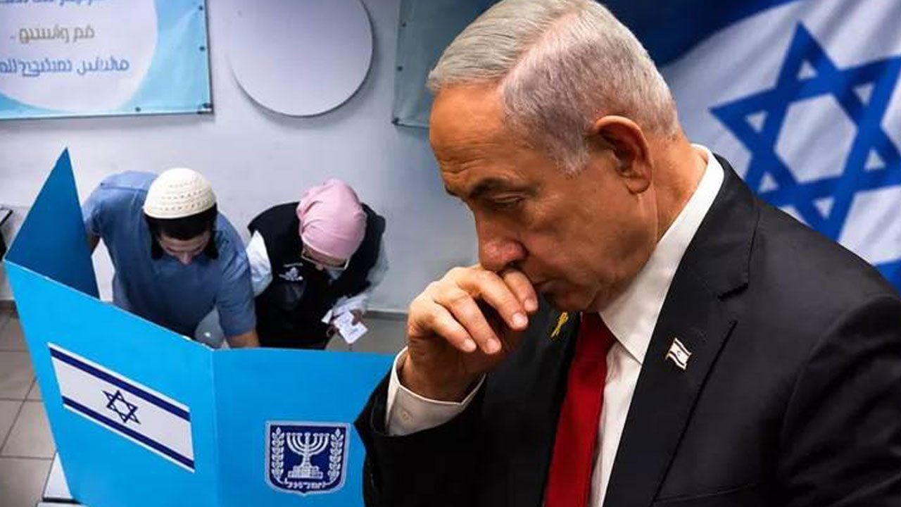 İsrail’de oylama sürüyor, Netanyahu her an gidebilir: Terör devleti yeni elebaşını arıyor!