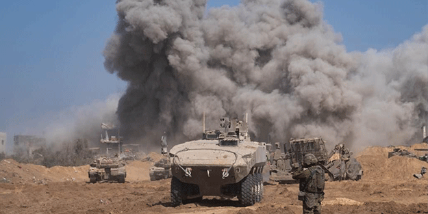 İsrail’den kara operasyonu! Silah depoları hedef alındı