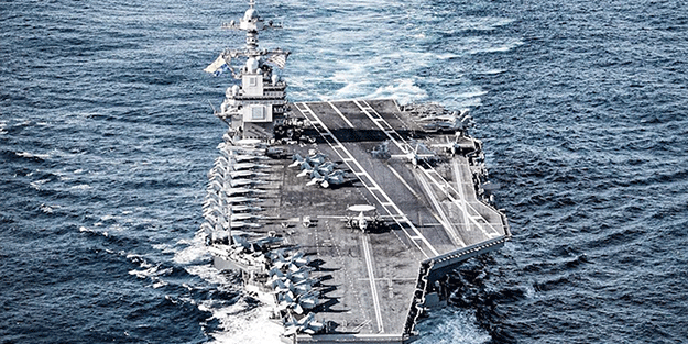 İsrail'e destek için gönderilmişti! O uçak gemisi ile ilgili iddia ortalığı karıştırdı