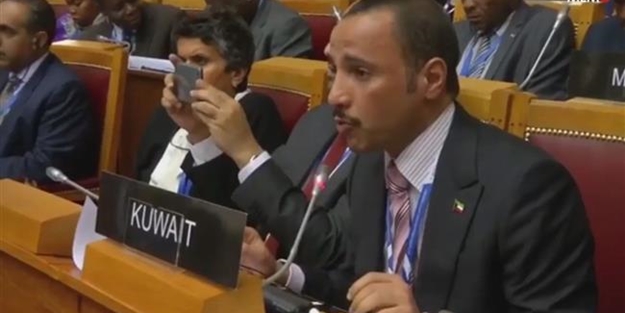 İsrail'e haddini bildiren Kuveyt Meclis Başkanı'na tebrik