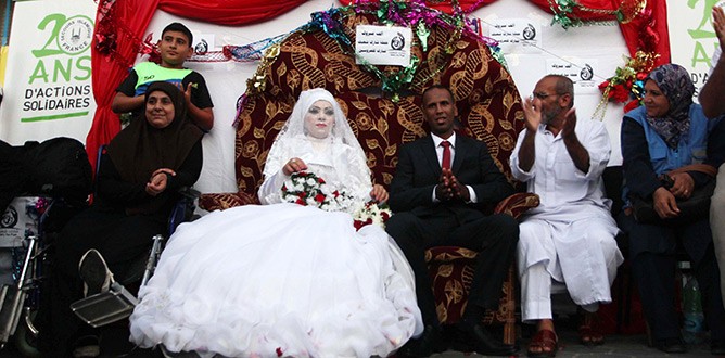 İsrail’e meydan okuyan düğün