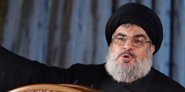  İsrail'i sorumlu tutan Hizbullah lideri Nasrallah canlı yayındayken İsrail jetleri Lübnan'ı bombaladı