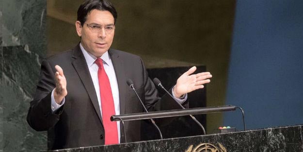 İsrail'in BM Daimi Temsilcisi Danon'dan 'İsrail-Filistin barış planı' açıklaması