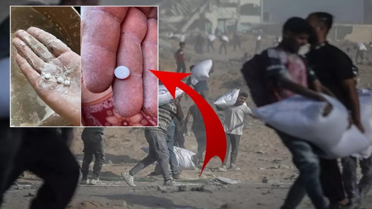 İsrail’in daha önce yaptıklarını unutun! Un çuvallarından bakın ne çıktı