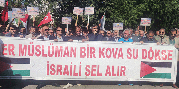 İsrail’in Filistin işgali Iğdır’da protesto edildi