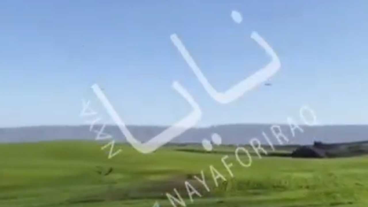 İsrail'in İran'a attığı füzeler Suriye'den görüntülendi