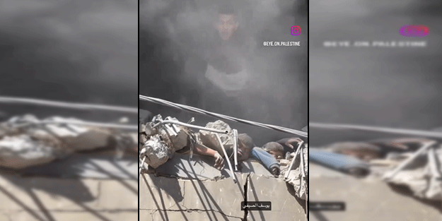 İsrail'in kara harekatı başlattığı Refah'tan acı görüntüler geliyor!