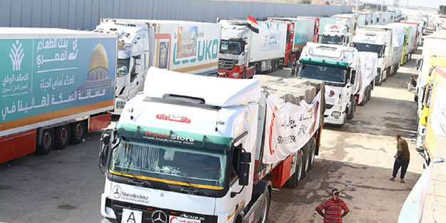 İsrail'in yardım tırı algısı DMM'ye takıldı