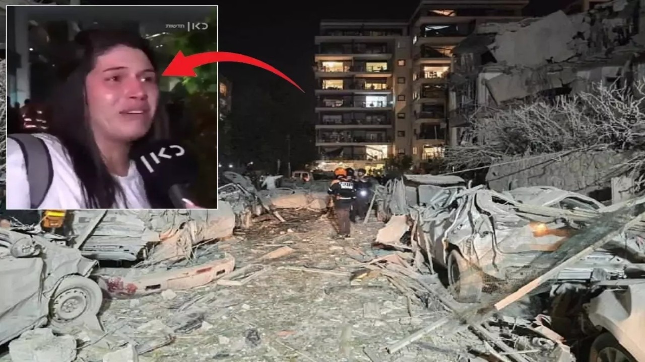 İsrailli kadının gözyaşları olay oldu! Hüngür hüngür ağladığı şeye bakın