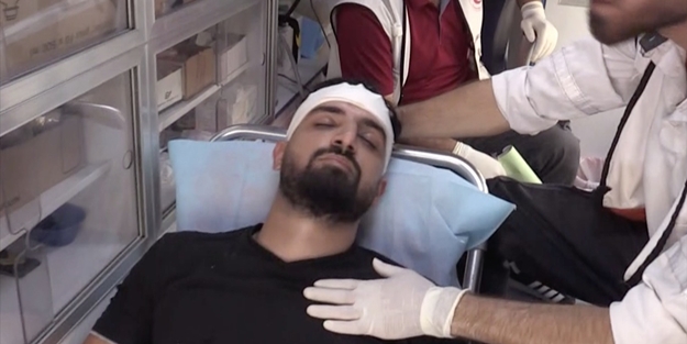 İsrailli teröristler AA muhabirini başından vurdu!