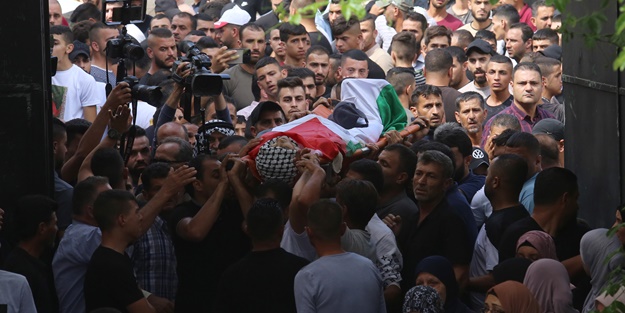 İsrailli teröristler katletti! Filistinli çocuk son yolculuğuna uğurlandı